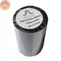 ریبون پرینتر لیبل زن نیک مدل WAX/RESIN 110mm x 300m